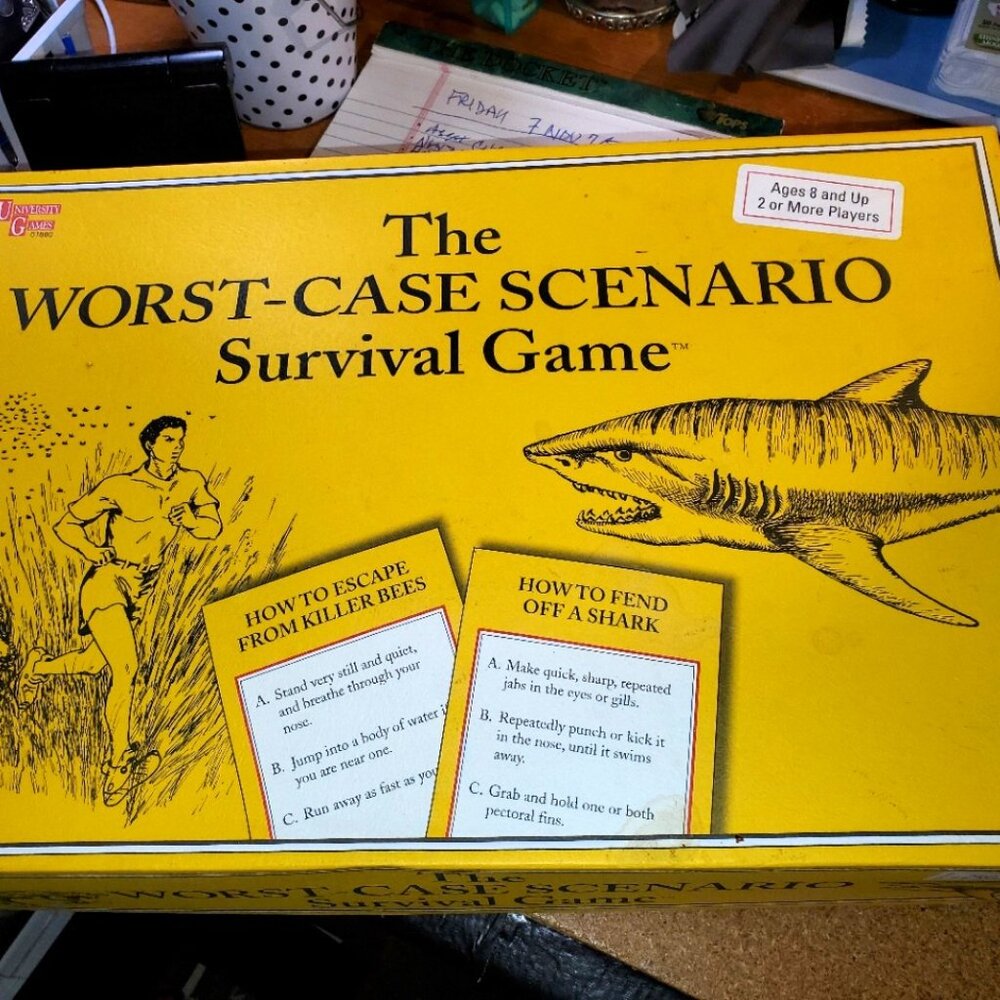 University Games The Worst-Case Scenario Survival Game, a board game from 1999.